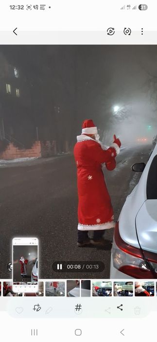 Прокат костюм Деда мороза 7000 тнг