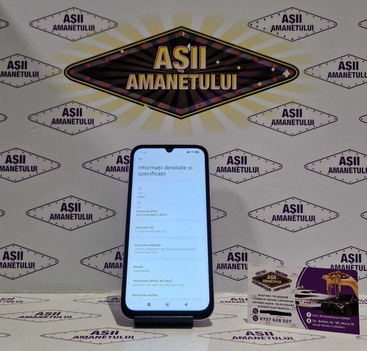 Asii Amanetului - Redmi 15C 5G, 128GB, 4GB Ram