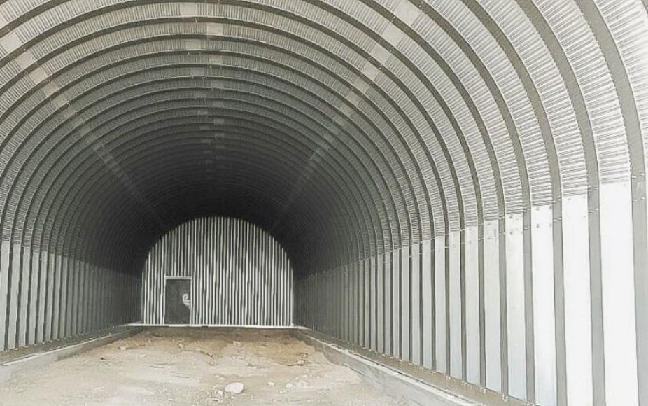 Арочный сборный разборный ангар