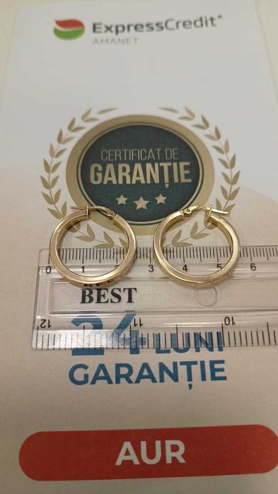 Cercei aur 14K 2.26gr [AG24 Harlau B.45757.2] - Garantie 2 ani!