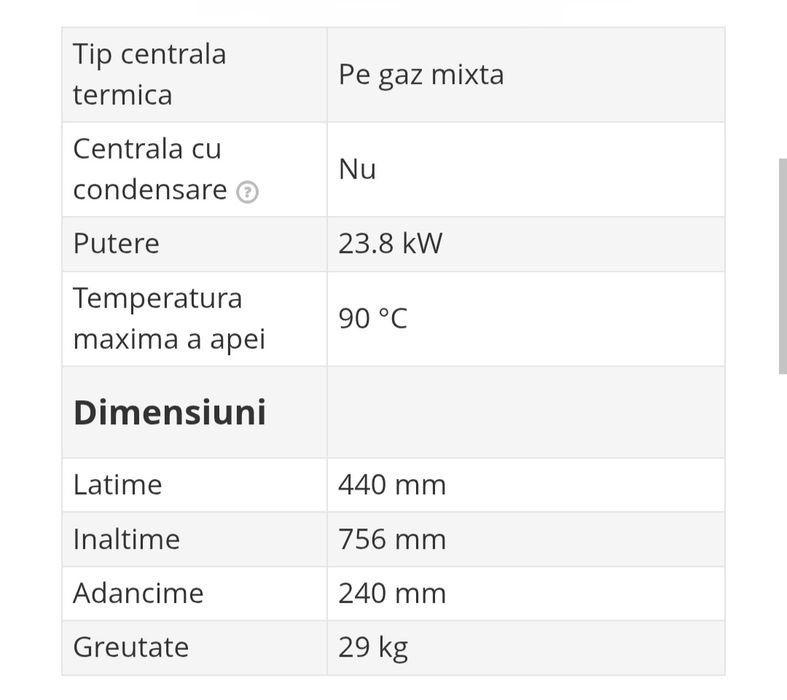 Centrala immergas 24 kw plus inca una pentru piese