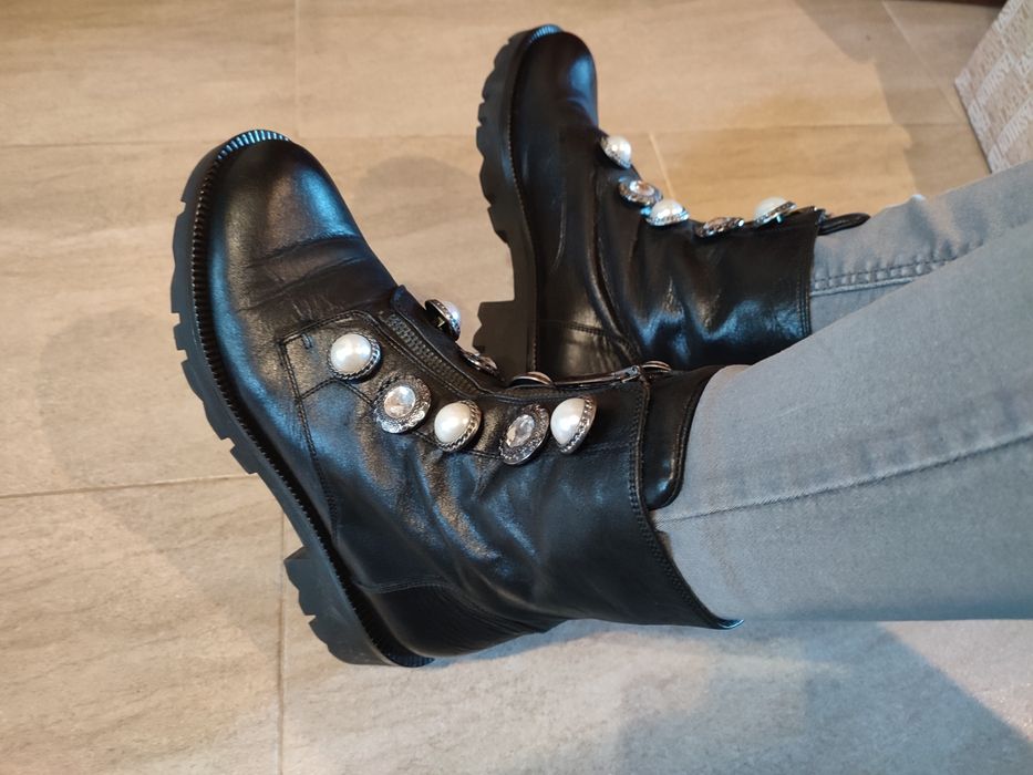 TOSKA BLU studio 38 н. biker дамски боти обувки