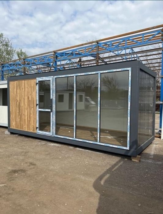 Vand Containere birou monobloc imbinate vestiar sanitar modular paza