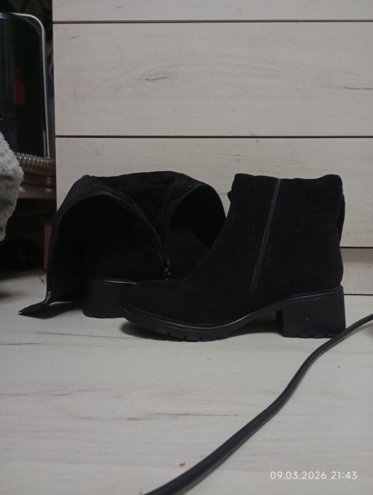 сапоги демисезонные замшевые