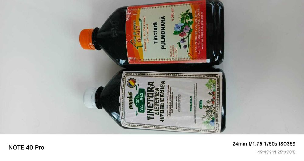 Tincturi 100% naturale pentru afecțiuni