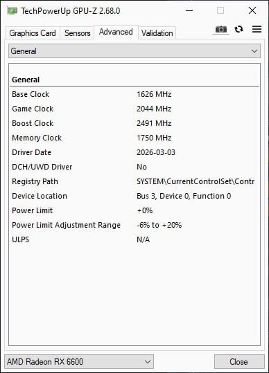 Sapphire Pulse Gaming  RX 6600  8G видео карта