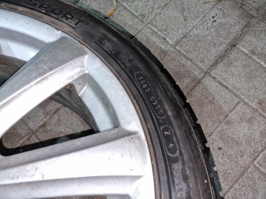 2 БР. Гуми MILESTONE с джанти ФИАТ 4X100 / 235/45/ ZR17 / 0915