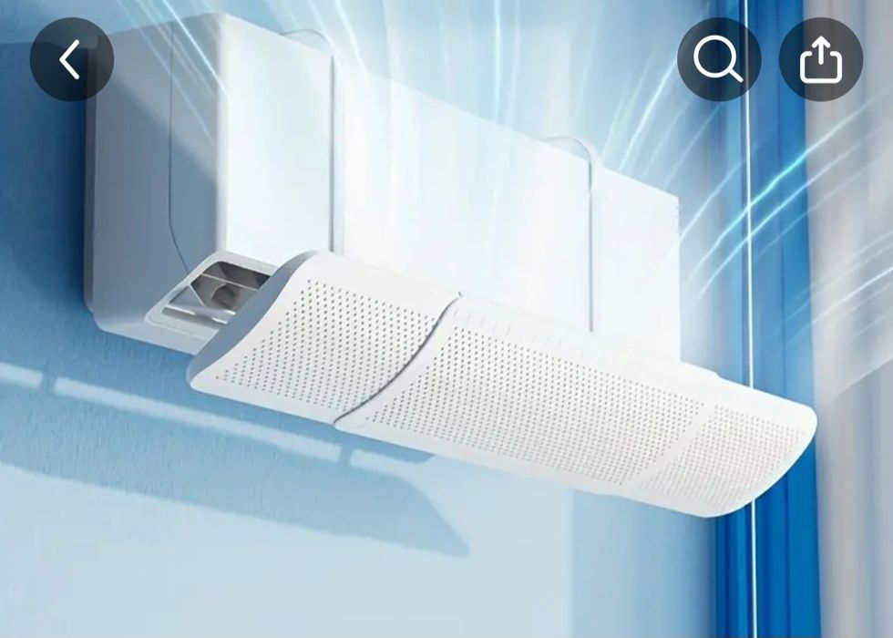 Дефлектор за Климатик за Регулиране на Въздушния Поток