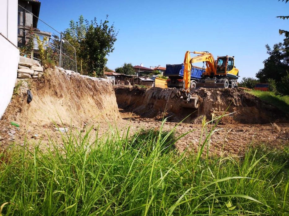 Багер услуги изкопи