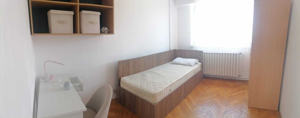 apartament 4 camere, 2 bai, bucatarie, 100 mp, mobilat utilat, cetral - B-dul Mihai Viteazu, et. 6 -bloc fara lift