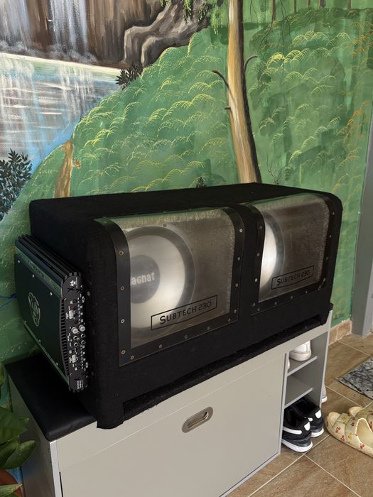 Subwofer magnat 500w rms plus statie
