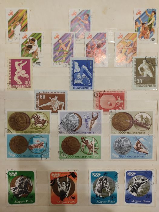 Почтовые марки. Альбом "Спорт-2"