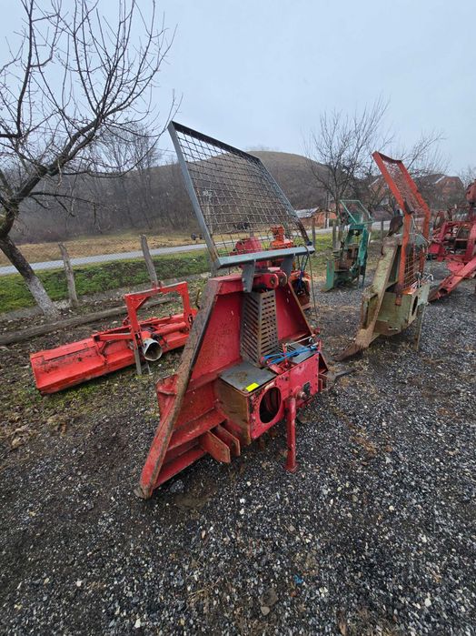 Troliu forestier in tiranti pentru tractor 60 cp HOLZNECK 6t 50m cablu