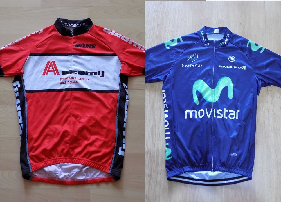 вело джърси bio racer/endura екип блуза оригинал колоездене мъжко XL/M