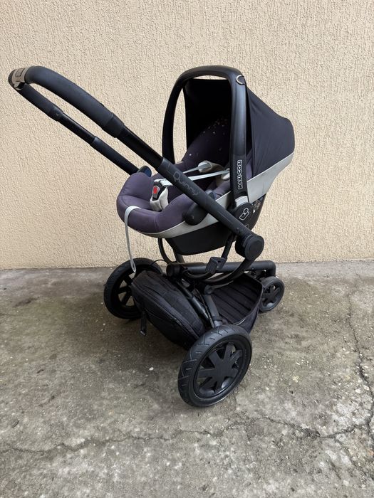Vând cărucior Quinny Moodd 3 în 1 Scoica Maxi-Cosi