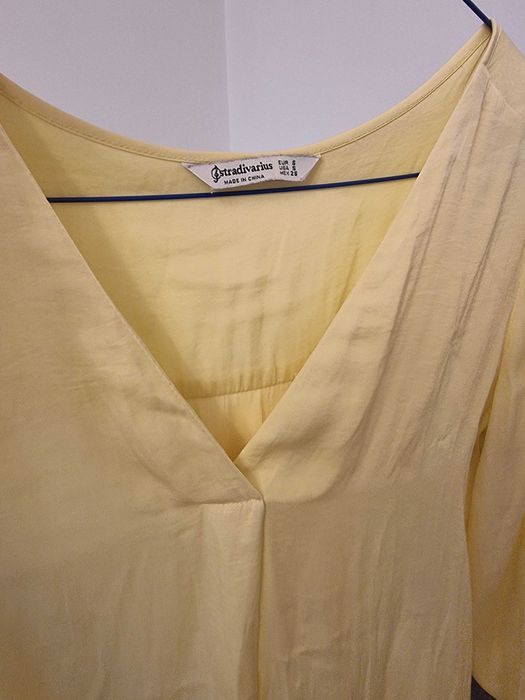 Bluza galben pal Stradivarius