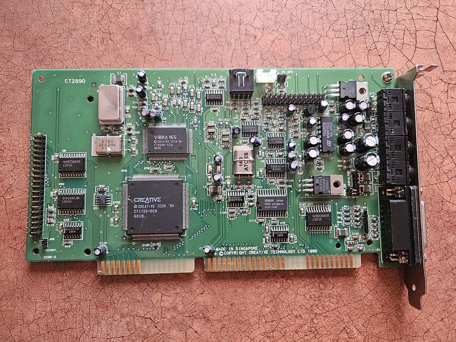 Placa de sunet retro Creative SoundBlaster 16 Value PnP VIBRA (CT2890)