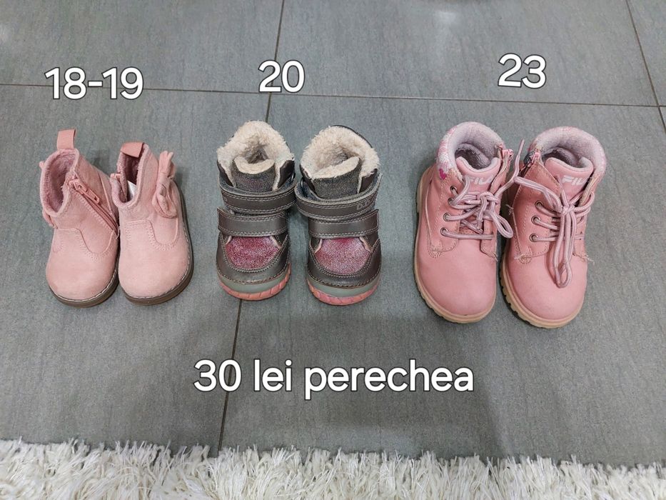 Papuci pentru băieți și fetite