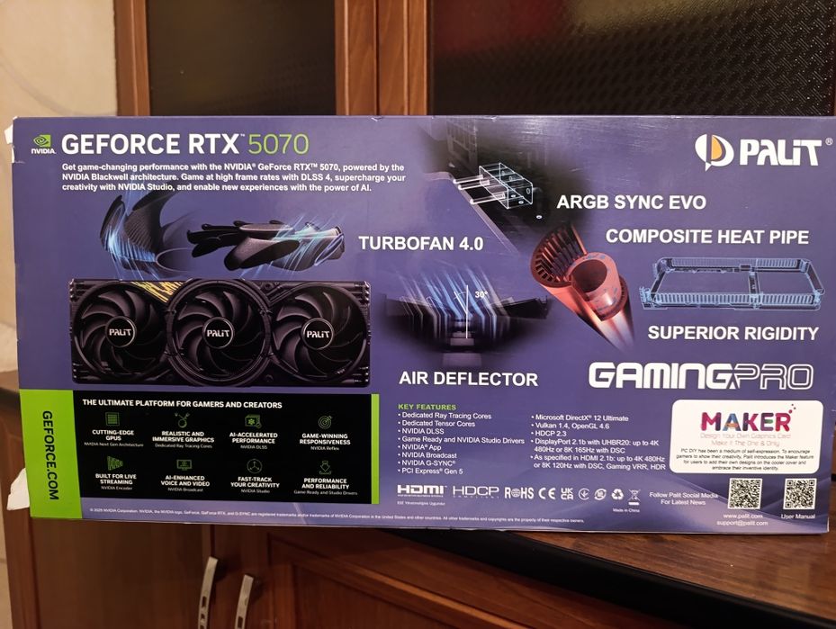 Palit rtx 5070 gaming pro