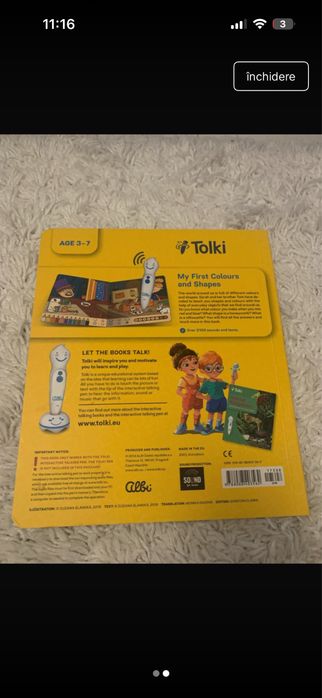 Carte interactiva in engleza.