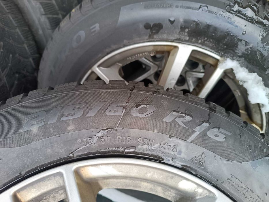 Jante Roti Skoda Superb Cauciucuri Iarna 215 60 16 5x112