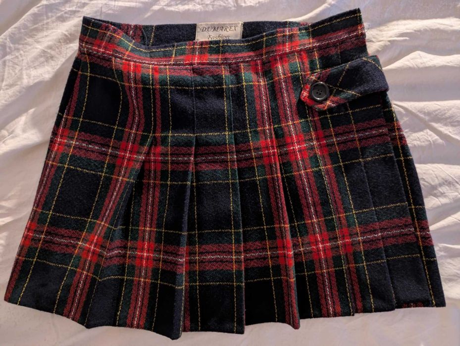 Fusta in carouri noua, S, Dumarex fashion