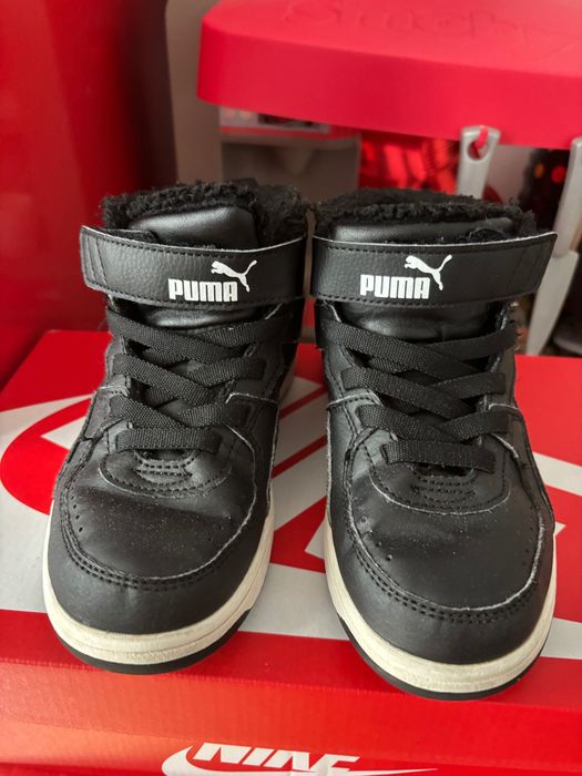 Детски черни маратонки Puma, 32 размер