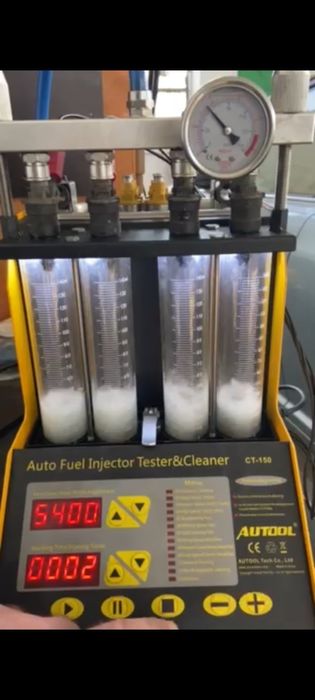 Тест и почистване на дюзи на ултразвук