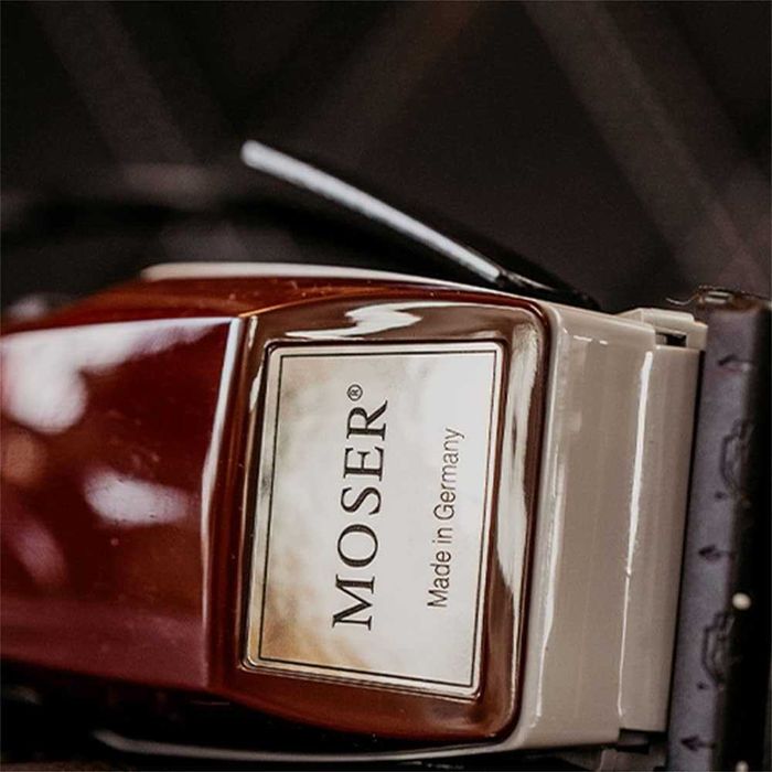 Машинка за подстригване Wahl Moser 1400 0.7-3 mm, червена