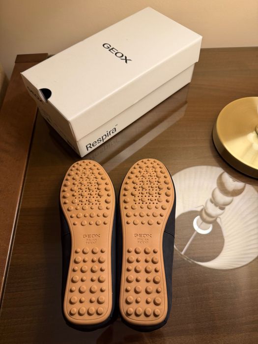 Geox leather loafers