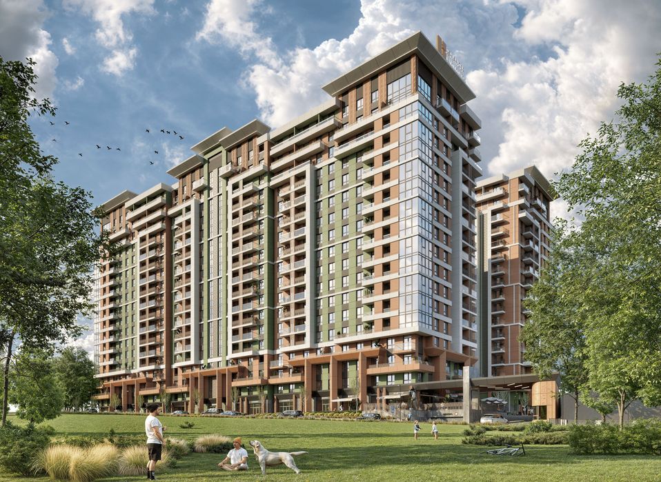 ЖК Mezbon 2х кв 61,68 м2 обл. Ташкент, напротив Юнусабад 16-кв бетонка