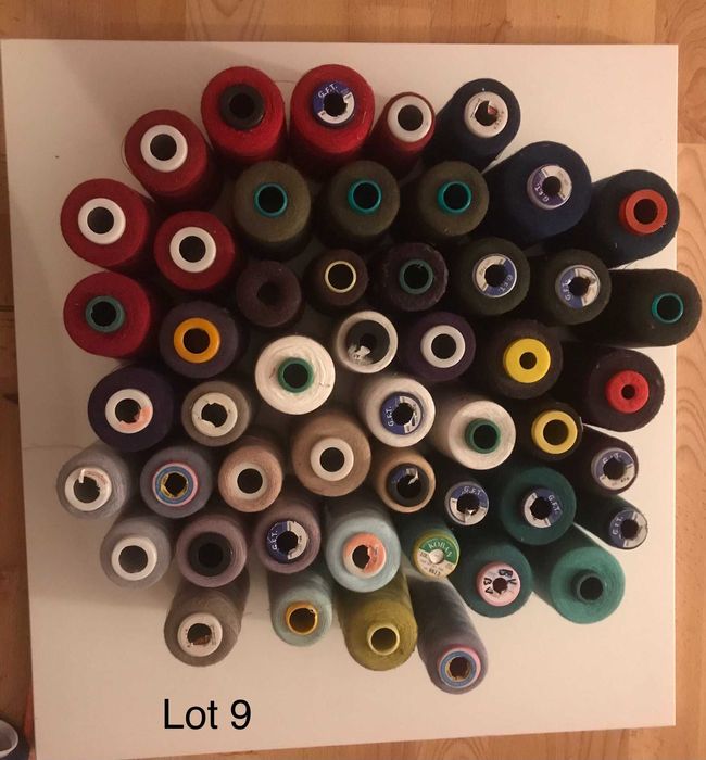 Ata cusut finete 120 - Lot 50 conuri, diverse culori