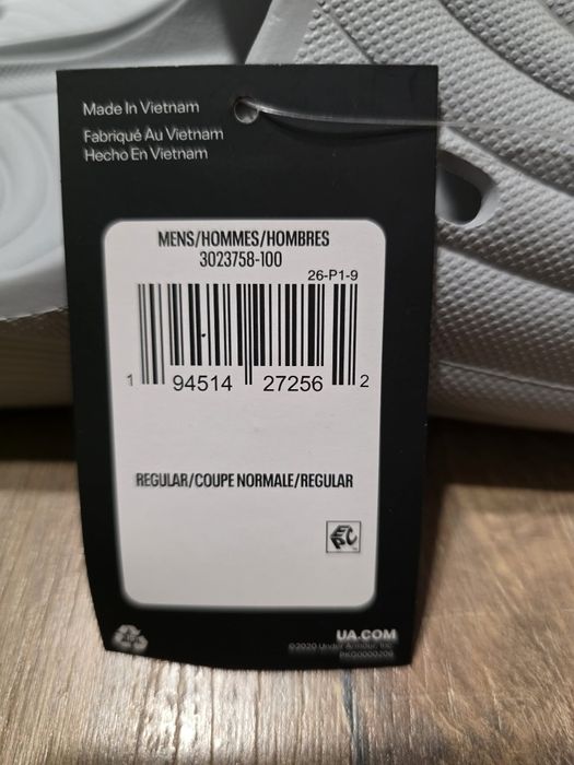 Under armour мъжки джапанки номер 51,5 и 52,5