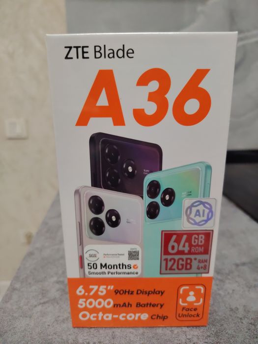 Продам, телефон zte A36,samsung A52