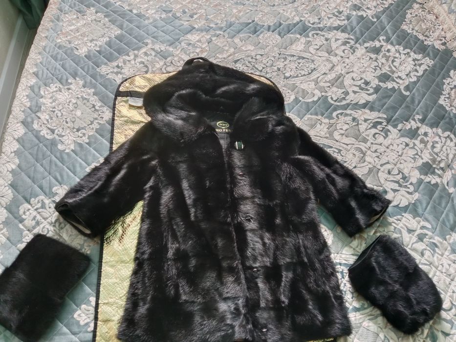 Норковая шуба, б/у