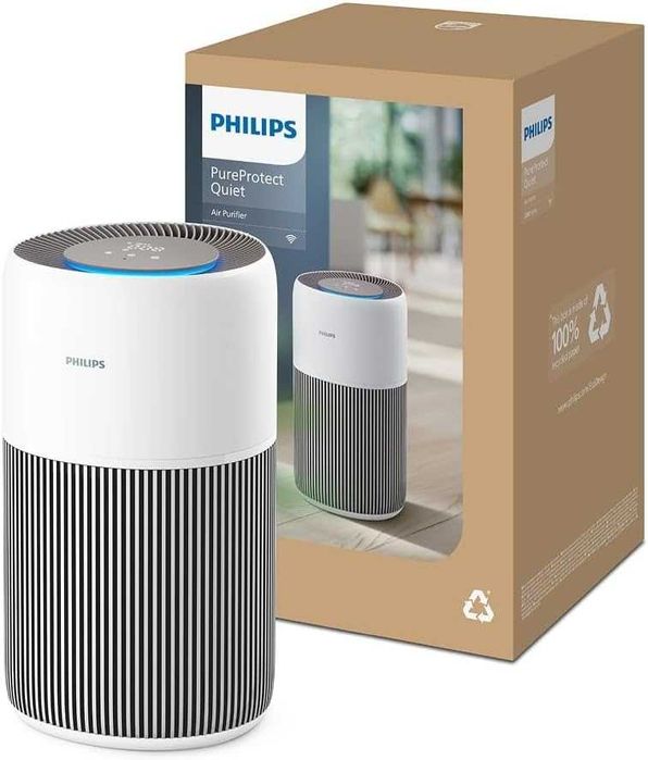 Нов Пречиствател за Въздух Philips PureProtect AC2210/10, Площ до 104m², Quiet 2200, 2 години Гаранция