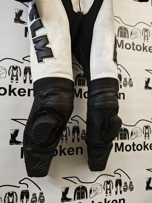 Costum moto piele cu cocoasa FLM marime 50