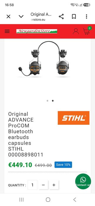 STIHL Advance Procom Căști Bluetooth
