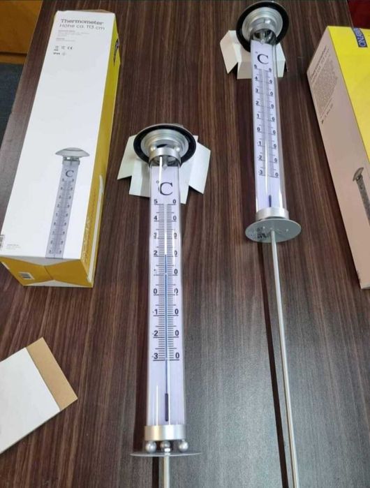 Termometru Lampa Solara Gradina