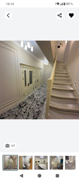 Arenda kvartira Shayxantaxur tum Samarqand darvoza 3 xona dupleks