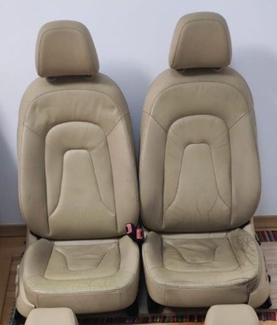 Dezmembrez scaune airbag piele motorase electrice Audi A4 b8 A5