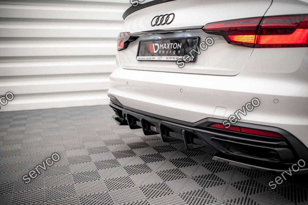 Difuzor bara spate Audi A4 B9 Facelift 2019- v12 - Maxton Design