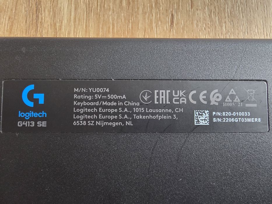 Механична клавиатура Logitech G413 SE