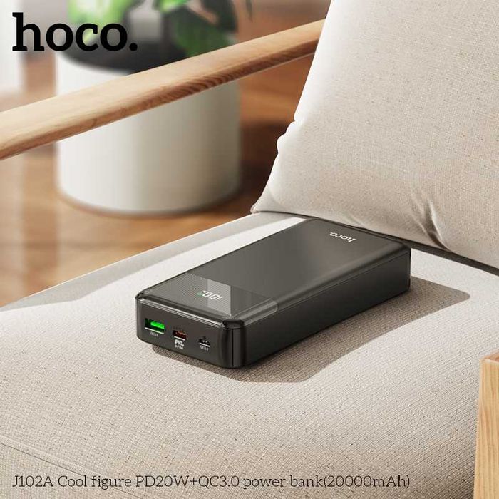 Hoco J102A Cool 22.5W+PD20W Power Bank 20000mAh for Samsung iPhone 17