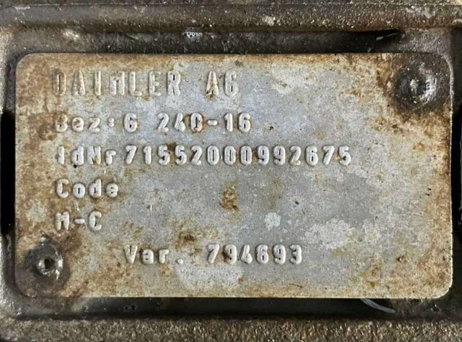 Cutie viteze G240-16 camion Mercedes Actros - Piese de schimb Mercedes