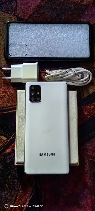 SAMSUNG GALAXY A71-Топ състояние.Пълен комплект