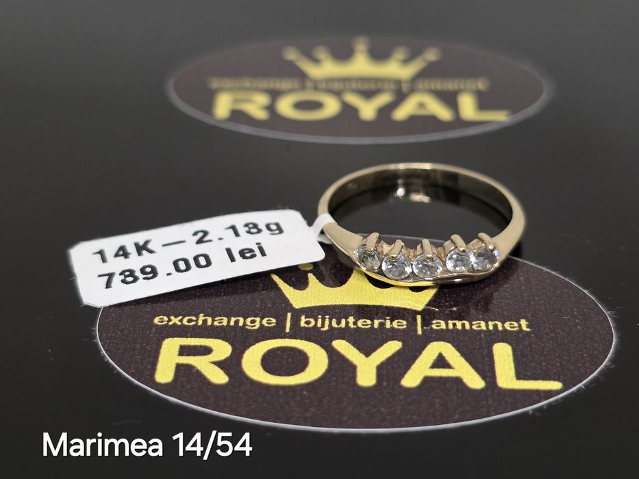 Bijuteria Royal: Inel aur 14k/2.13 gr