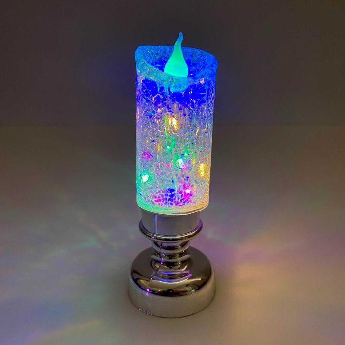 Комплект от 5 броя Коледни Декоративни LED Свещи ,многоцветни светлини