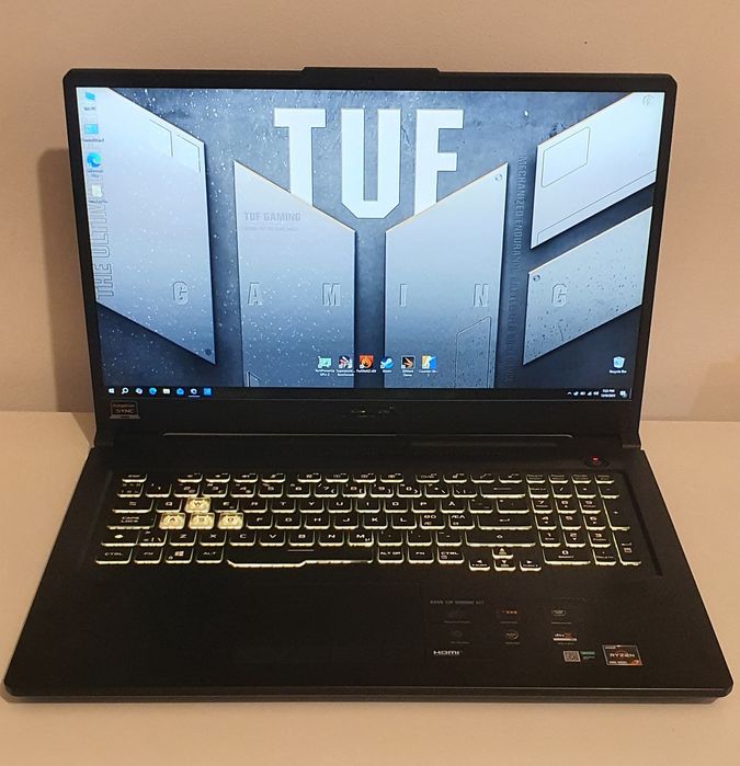 Asus TUF A17 4800H, RTX 2060, 16GB, 256GB, 144Hz