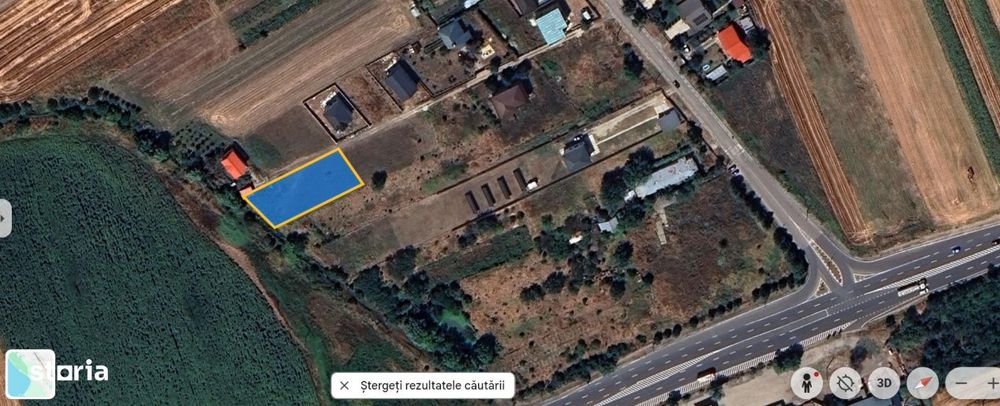 Teren 500 mp pentru casa Fratesti - Giurgiu